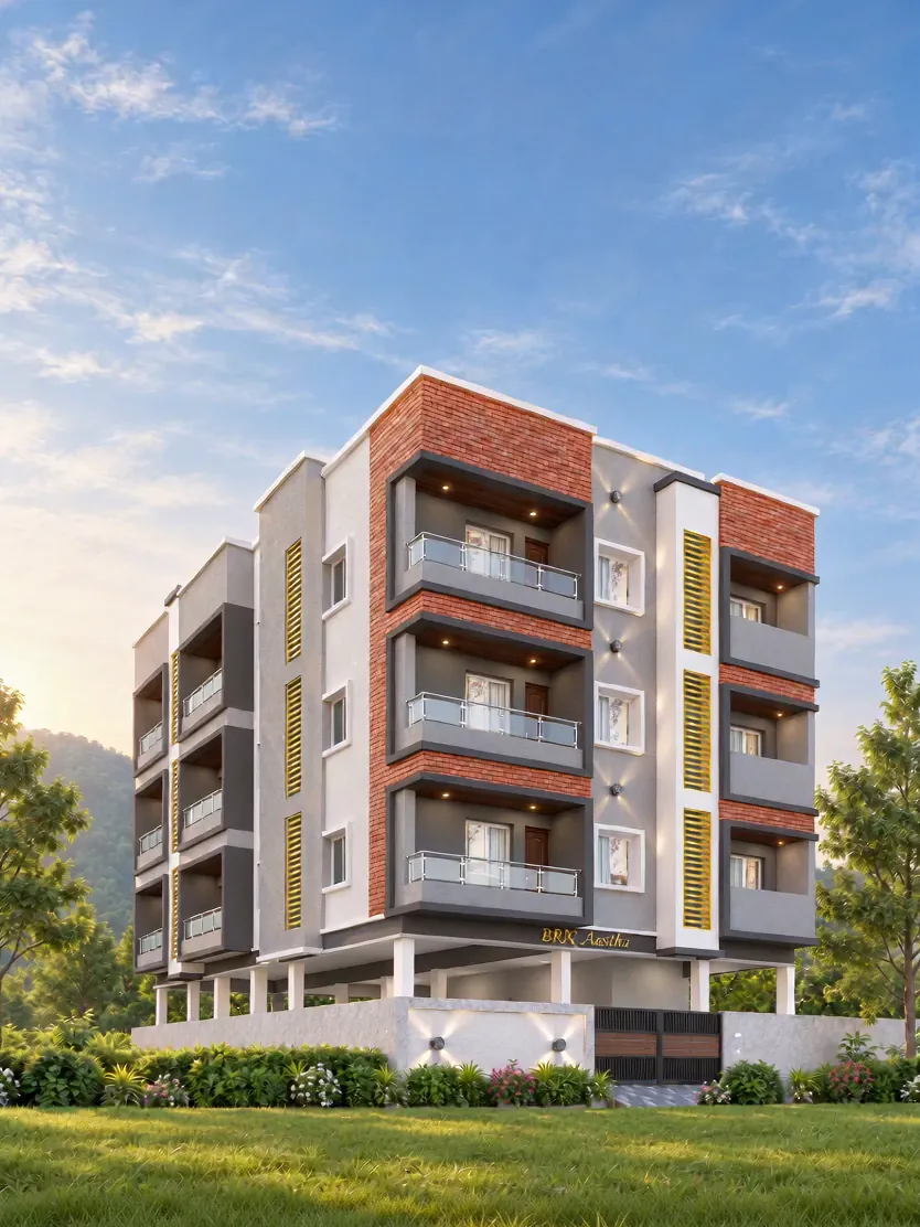 BRIQ AASTHA building in a green, open setting