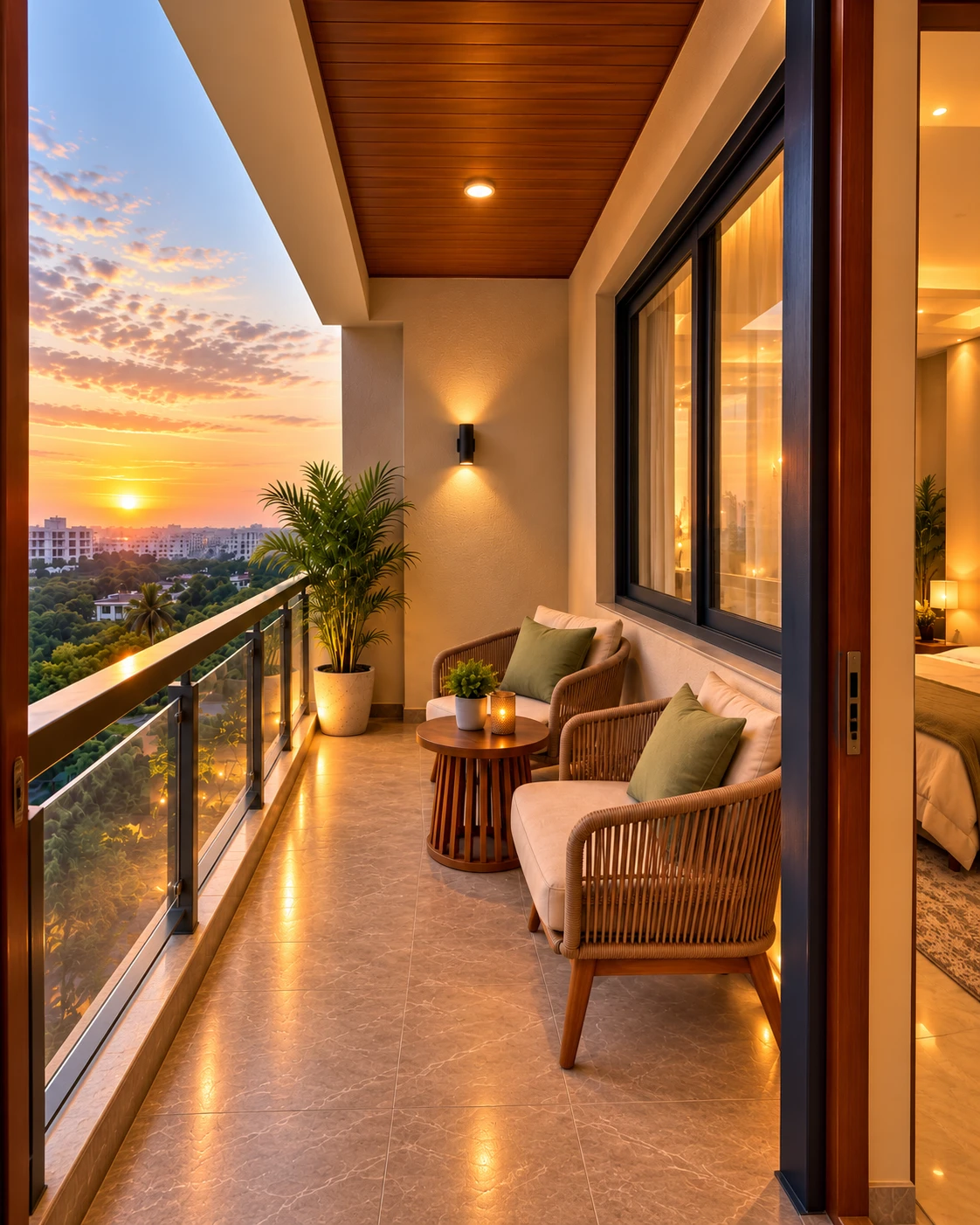 Balcony interior